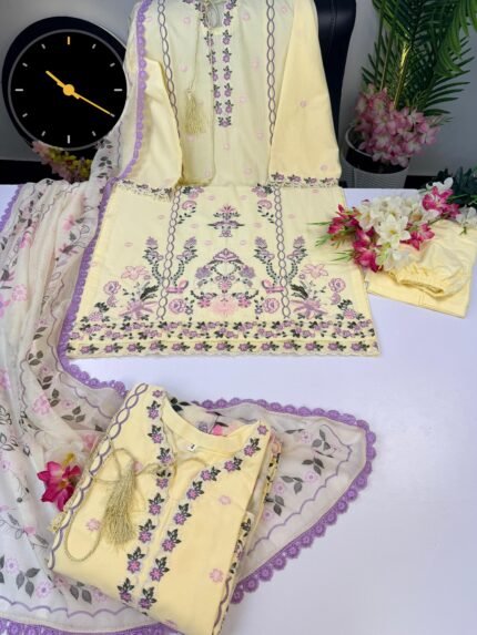 Stich Collection - 3 Piece Fully Embroidered